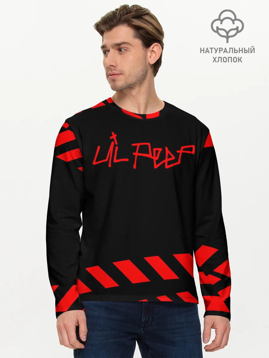 Мужской лонгслив базовый / Lil Peep