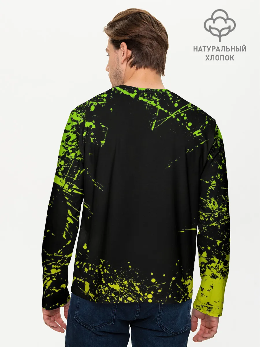 Мужской лонгслив базовый / Minecraft / Майнкрафт