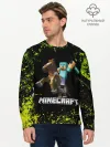 Мужской лонгслив базовый / Minecraft / Майнкрафт