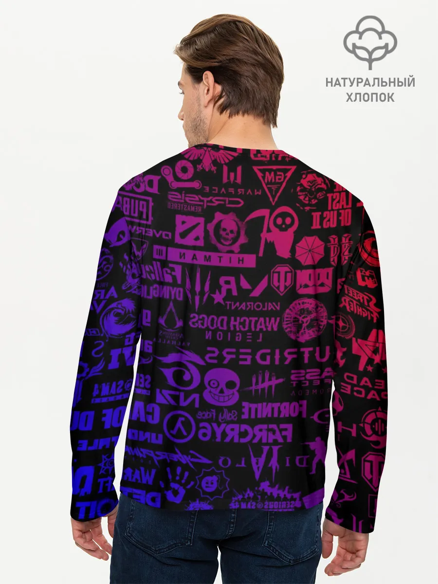 Мужской лонгслив базовый / Лучшие Игры | 2014-2021