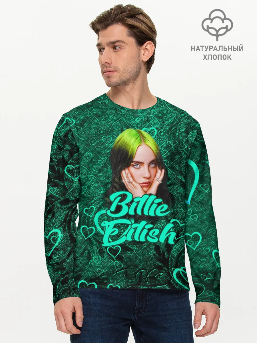 Мужской лонгслив базовый / Billie Eilish | Билли Айлиш