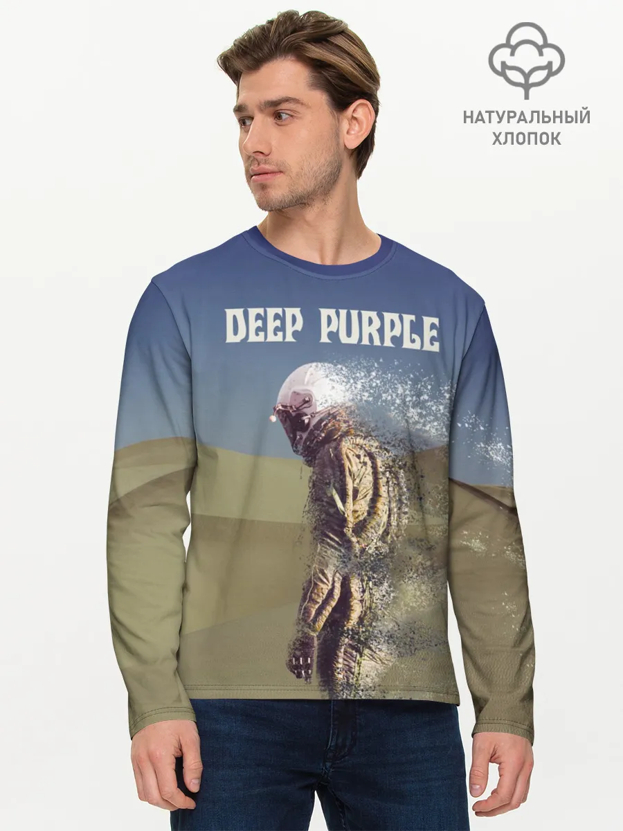 Мужской лонгслив базовый / Deep Purple Whoosh