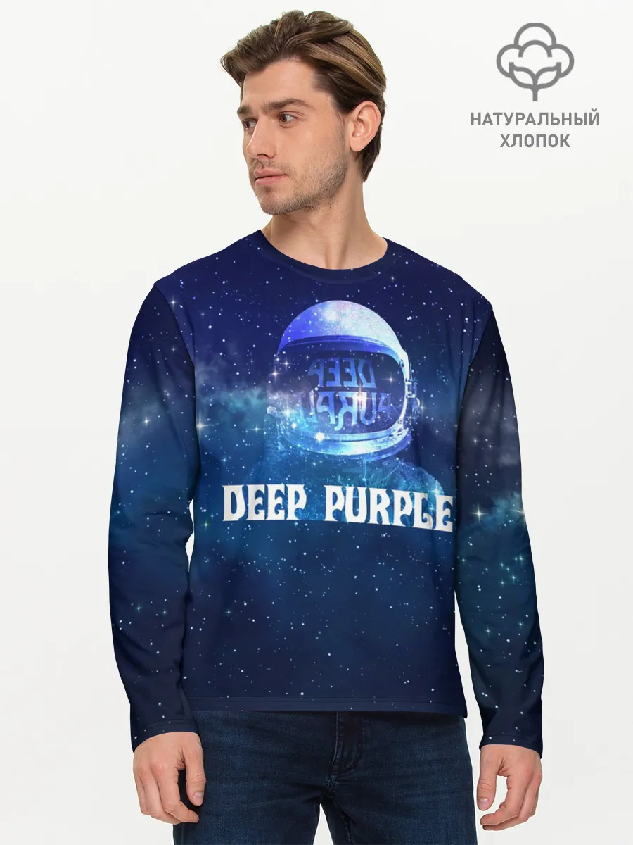 Мужской лонгслив базовый / Deep Purple Whoosh!
