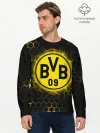 Мужской лонгслив базовый / Боруссия Дортмунд