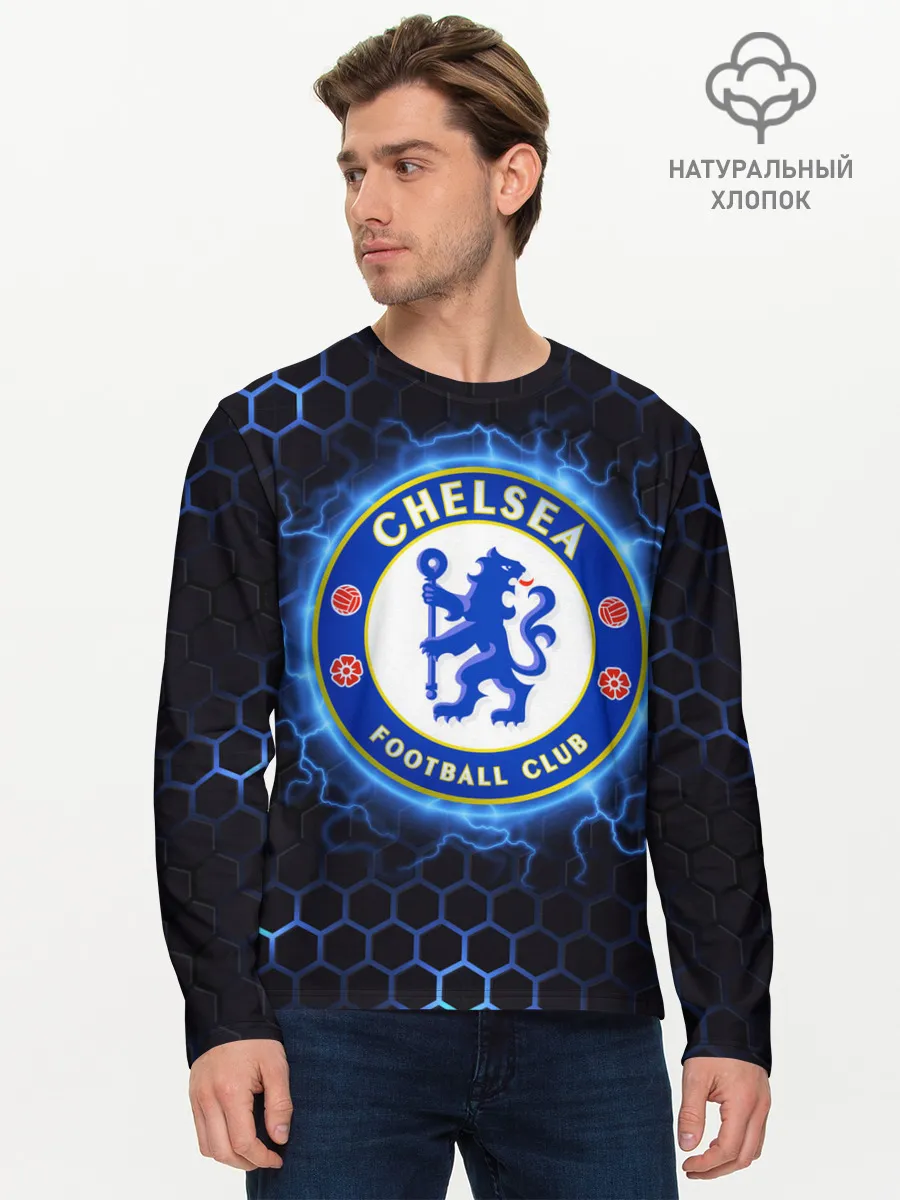Мужской лонгслив базовый / Челси
