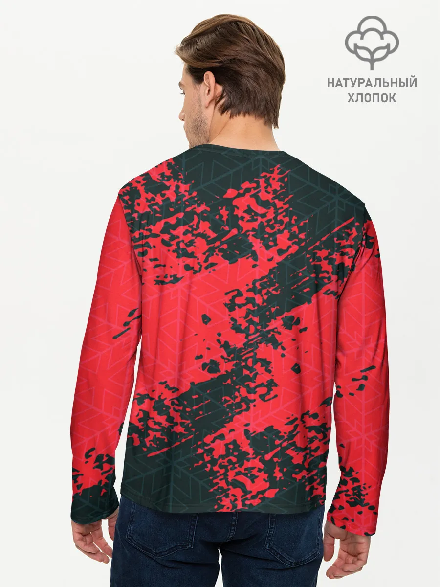 Мужской лонгслив базовый / Mitsubishi