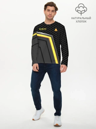 Мужской лонгслив базовый / Android RK900