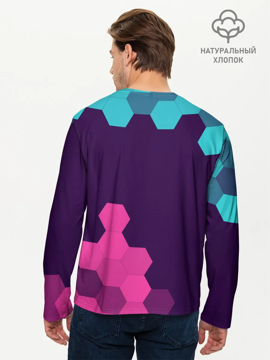 Мужской лонгслив базовый / FALL GUYS / ФОЛ ГАЙС