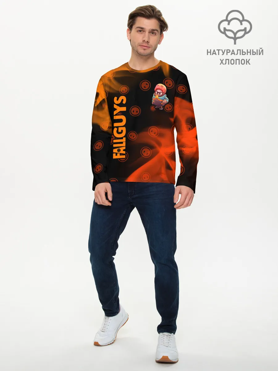 Мужской лонгслив базовый / FALL GUYS HALF-LIFE / ФОЛ ГАЙС