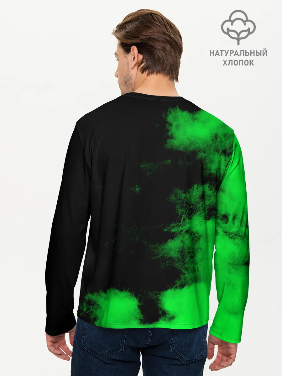 Мужской лонгслив базовый / Deep Purple