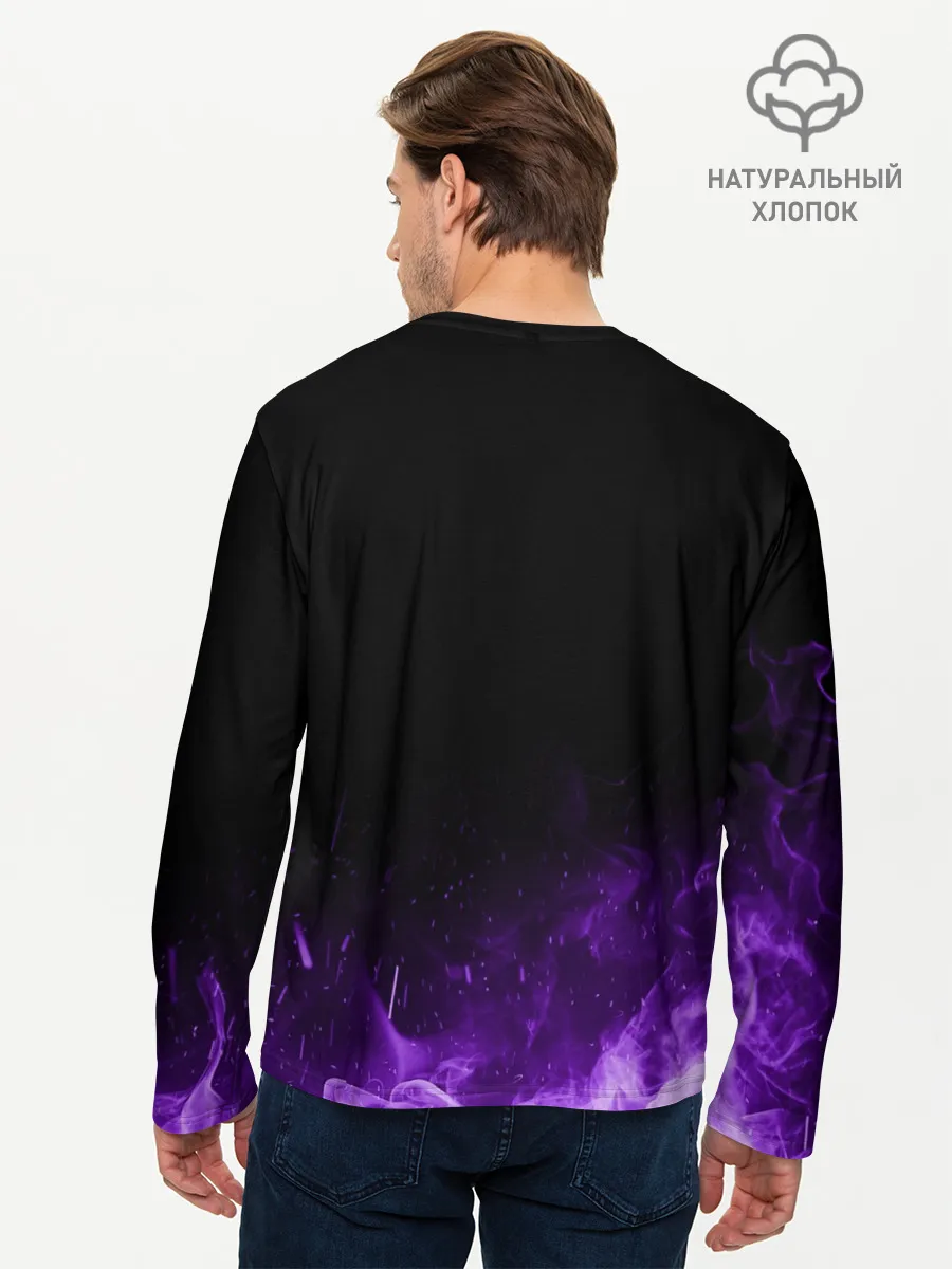 Мужской лонгслив базовый / Black Sabbath NEON