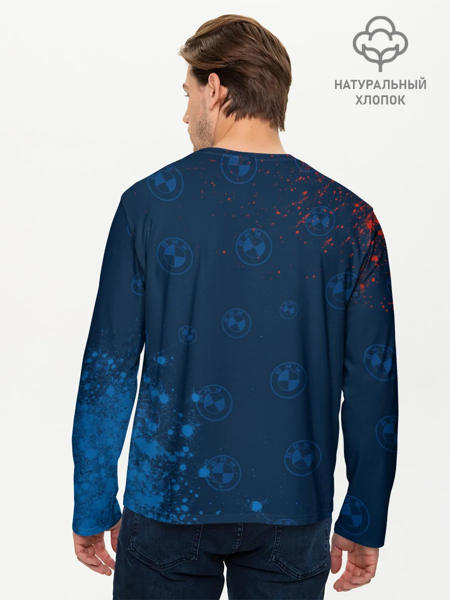 Мужской лонгслив базовый / BMW / БМВ