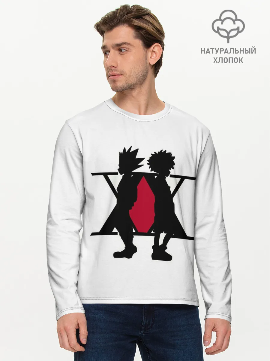 Мужской лонгслив базовый / XX Гон Фрикс и Киллуа Золдик