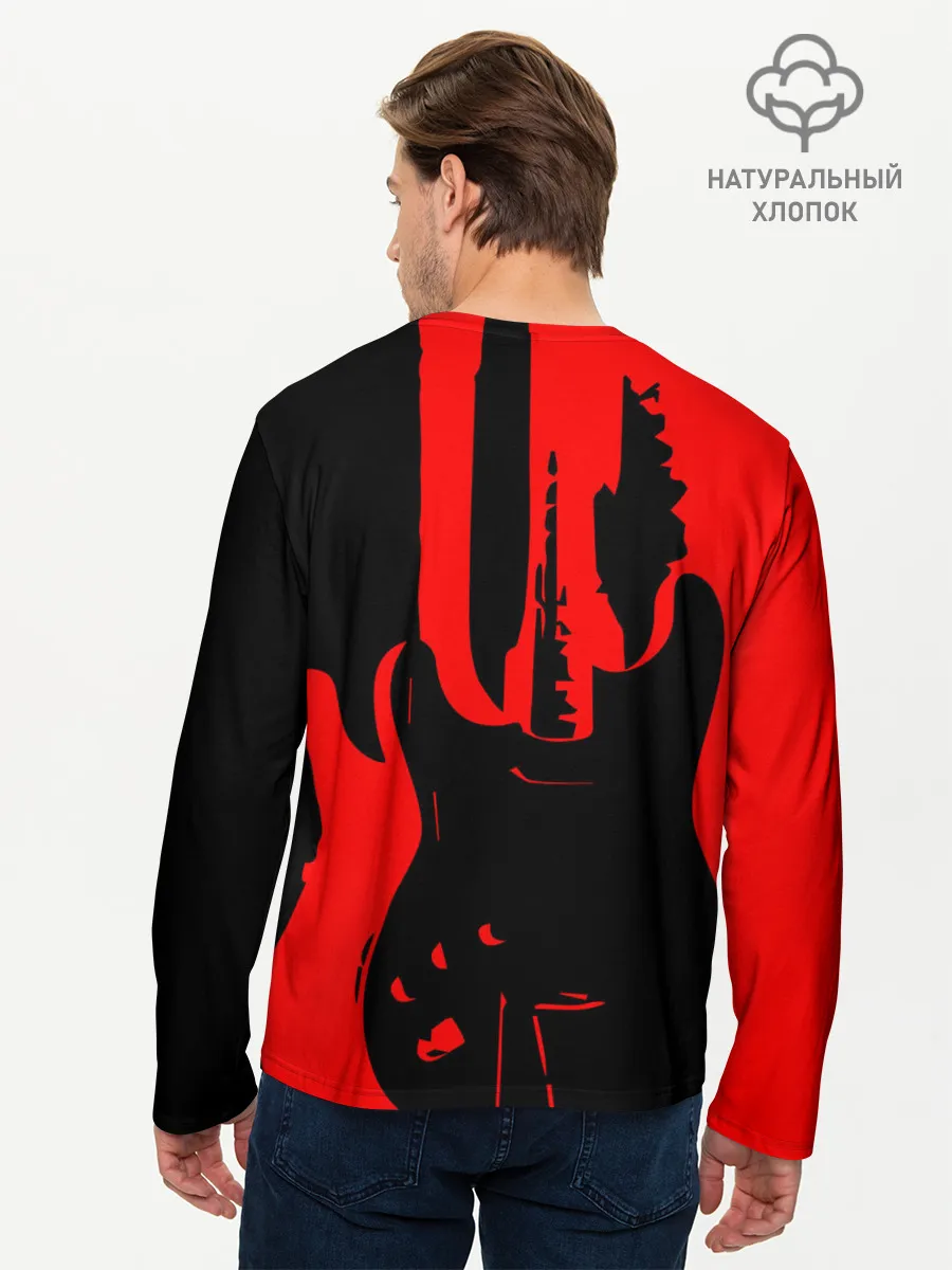 Мужской лонгслив базовый / Deep Purple