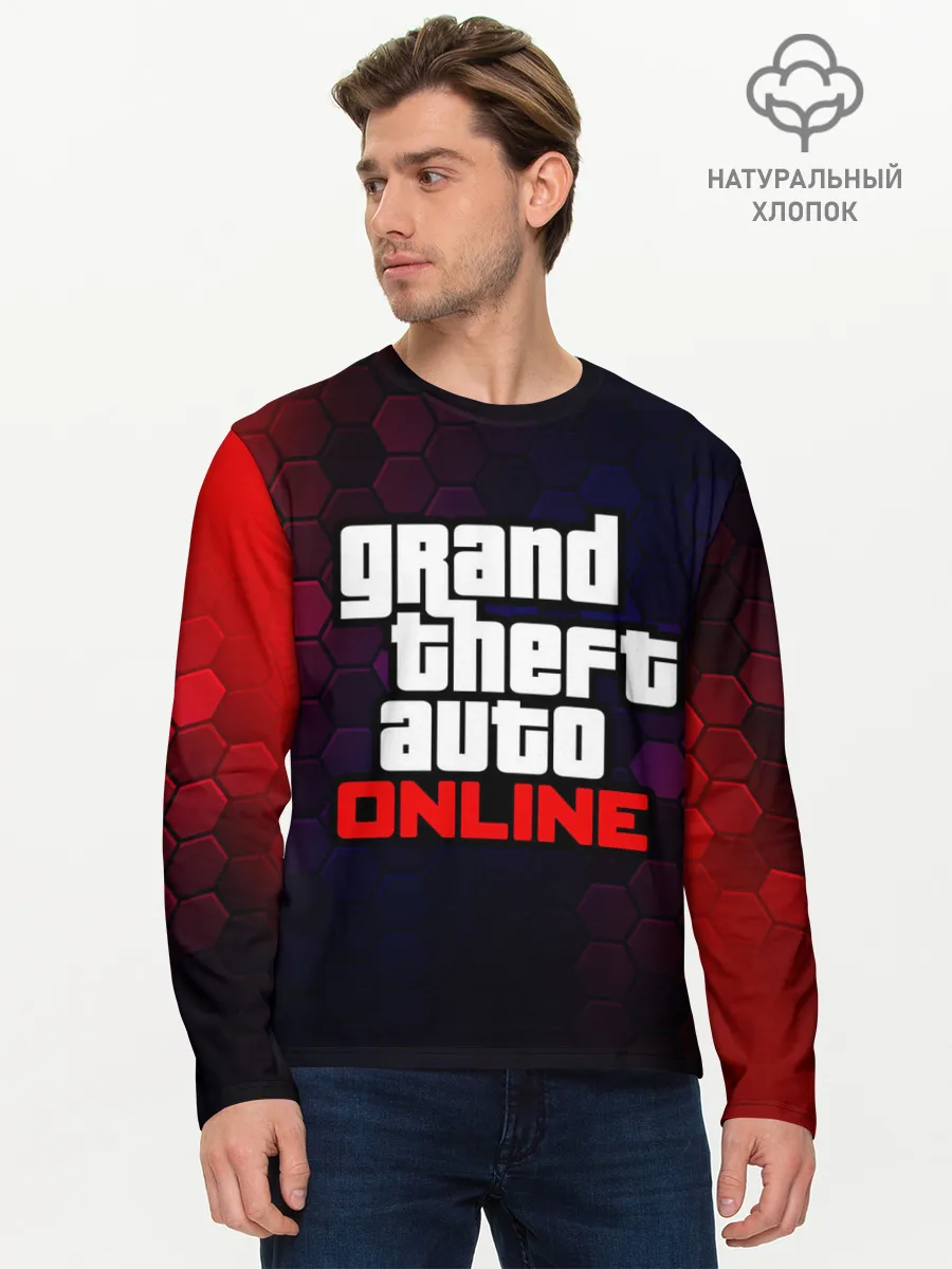Мужской лонгслив базовый / GTA ONLINE / ГТА ОНЛАЙН
