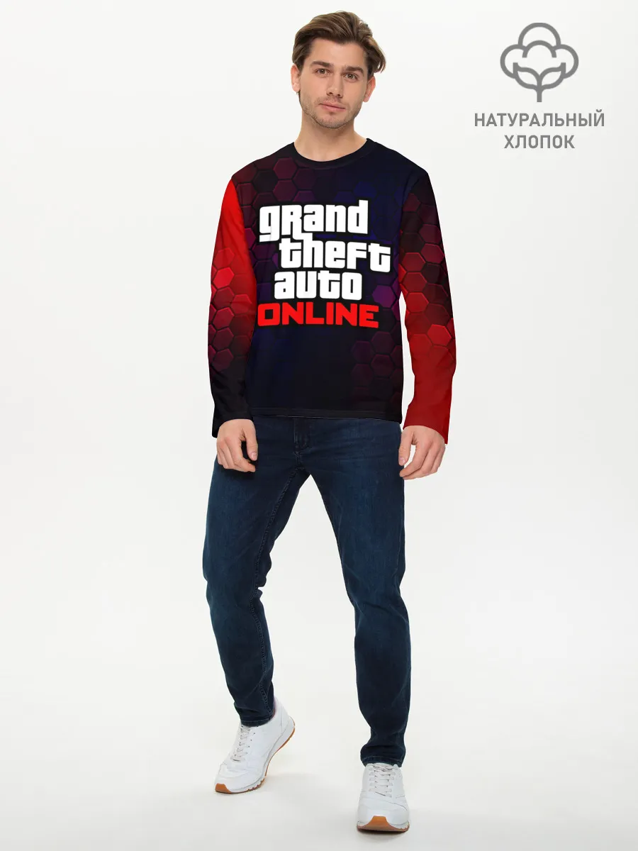 Мужской лонгслив базовый / GTA ONLINE / ГТА ОНЛАЙН