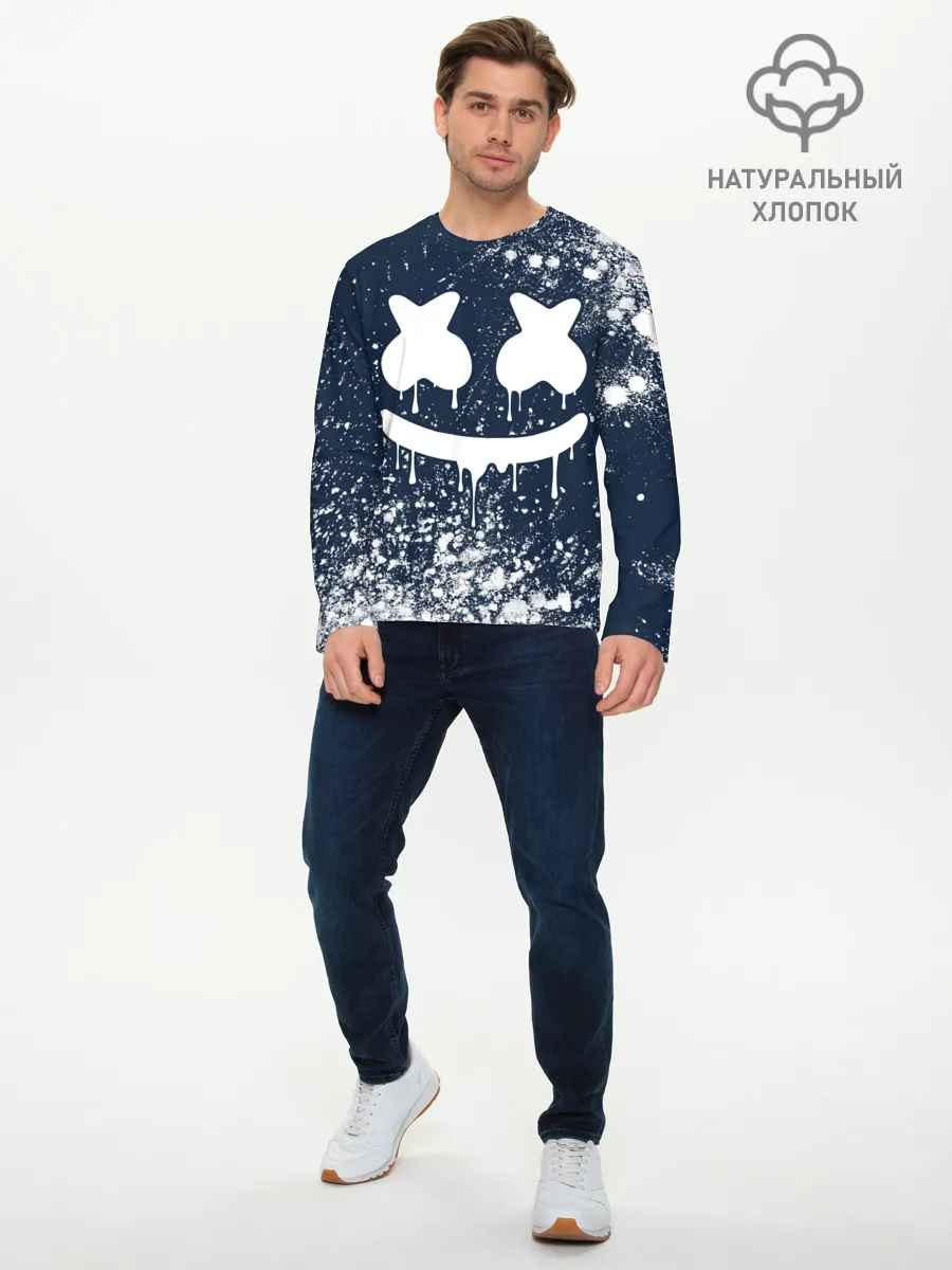 Мужской лонгслив базовый / MARSHMELLO / МАРШМЕЛЛОУ