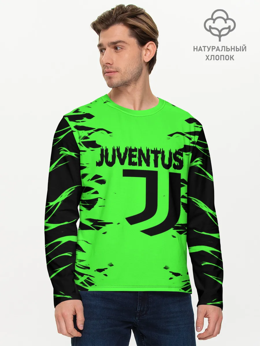 Мужской лонгслив базовый / JUVENTUS