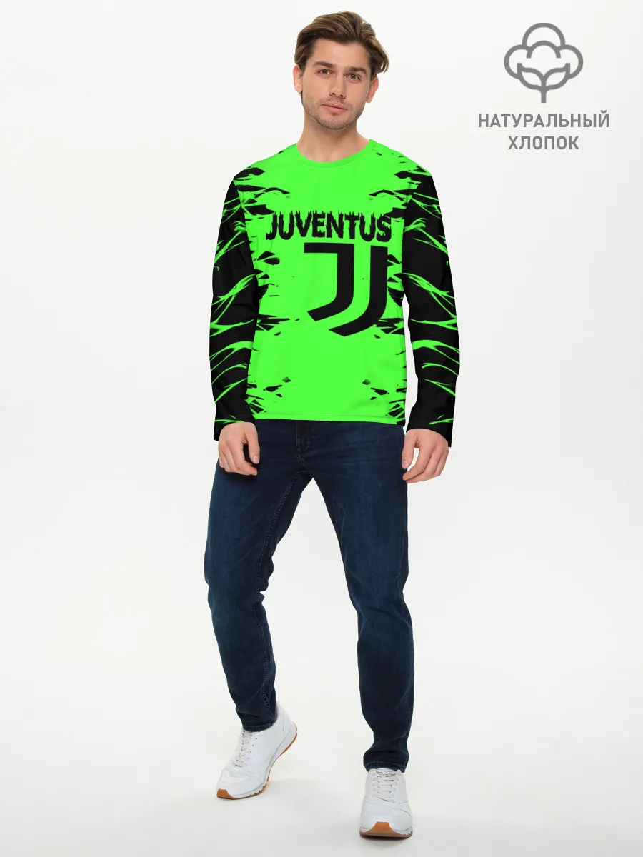 Мужской лонгслив базовый / JUVENTUS