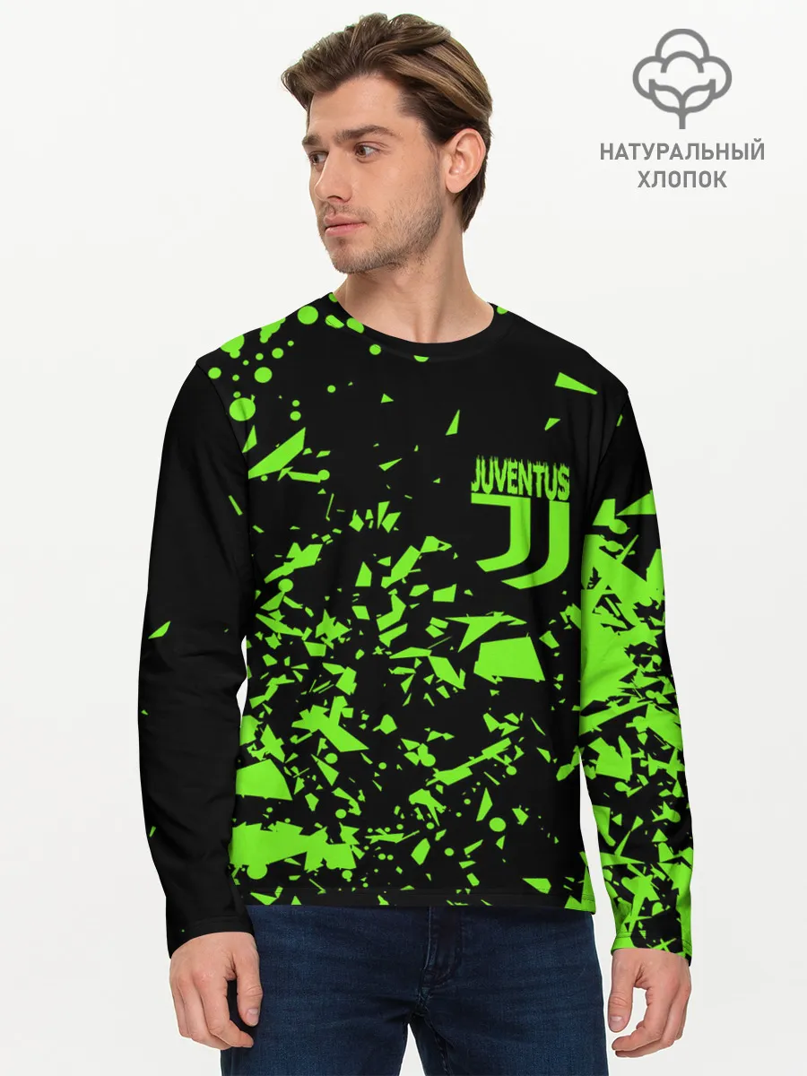 Мужской лонгслив базовый / JUVENTUS