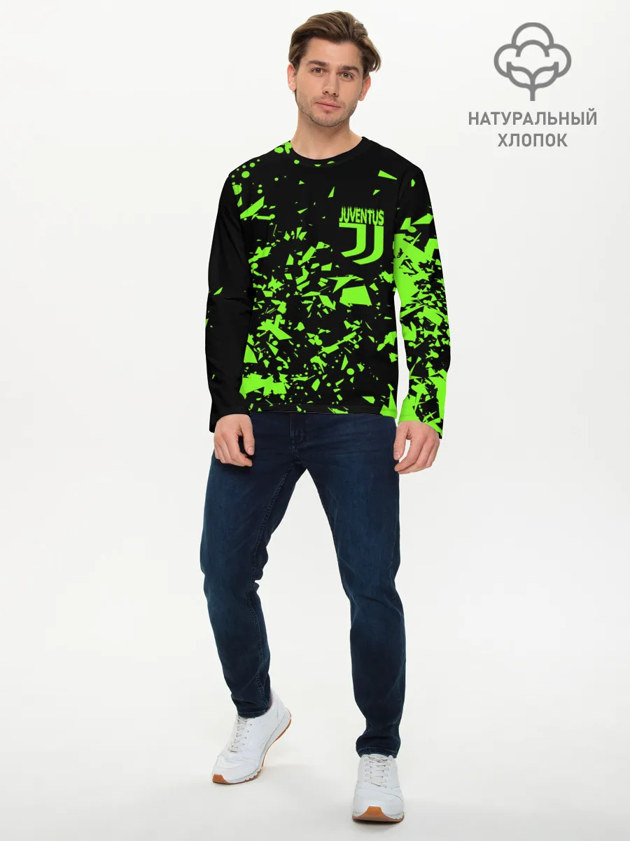 Мужской лонгслив базовый / JUVENTUS
