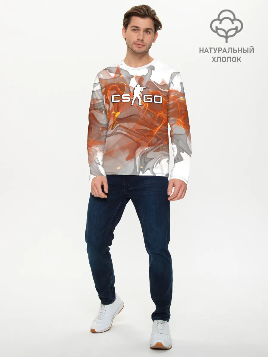 Мужской лонгслив базовый / COUNTER STRIKE