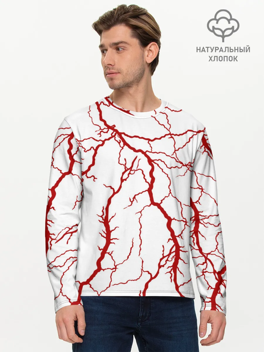 Мужской лонгслив базовый / Сосуды