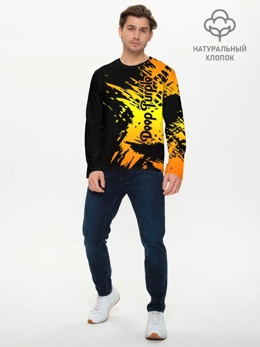 Мужской лонгслив базовый / Deep Purple