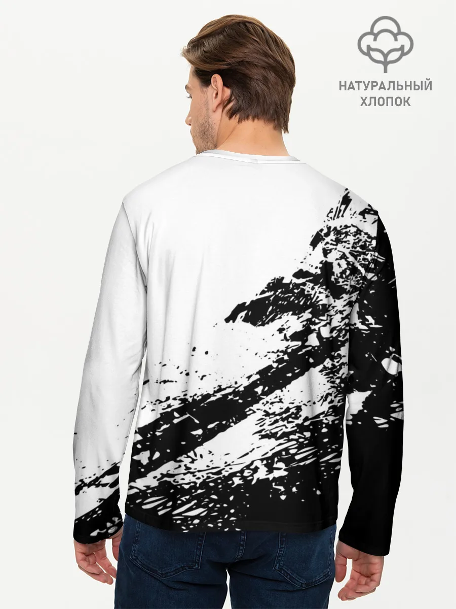 Мужской лонгслив базовый / Deep Purple