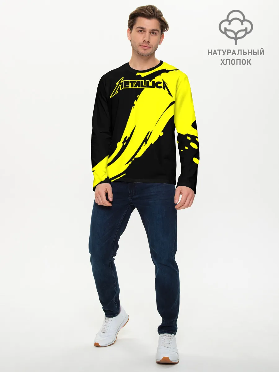 Мужской лонгслив базовый / Metallica