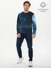 Мужской лонгслив базовый / Космос