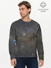 Мужской лонгслив базовый / Звездный космос