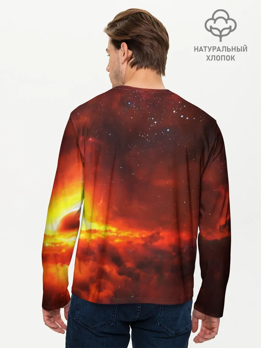 Мужской лонгслив базовый / Марс