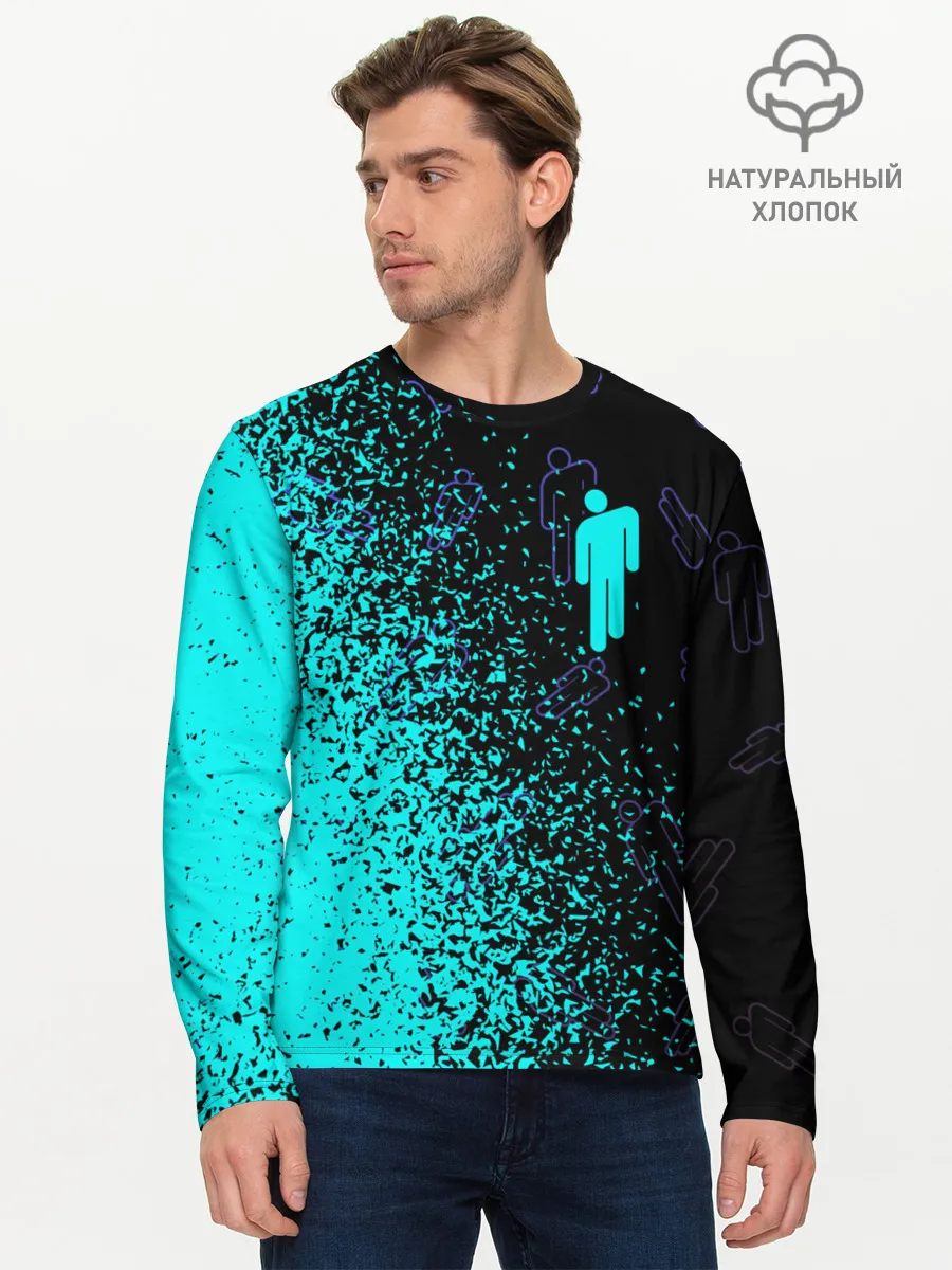 Мужской лонгслив базовый / BILLIE EILISH / БИЛЛИ АЙЛИШ