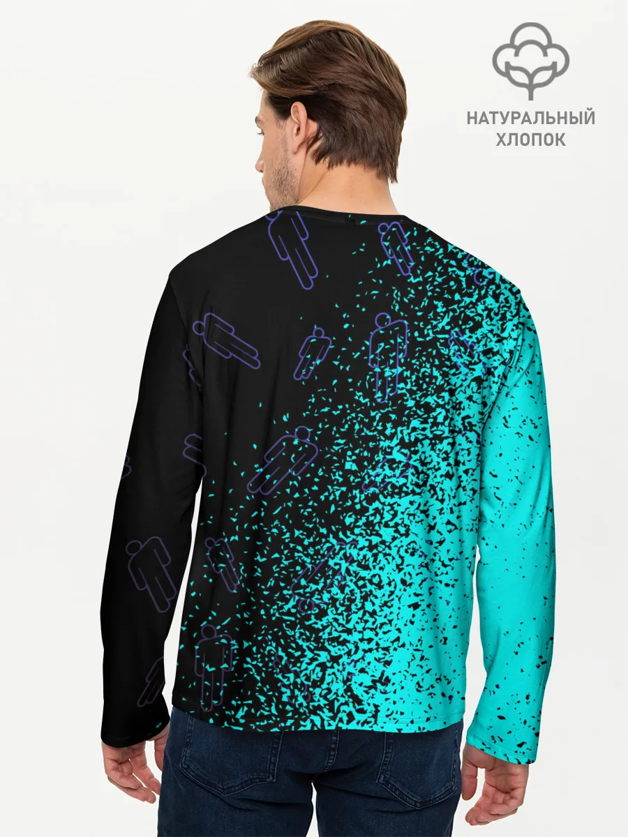 Мужской лонгслив базовый / BILLIE EILISH / БИЛЛИ АЙЛИШ