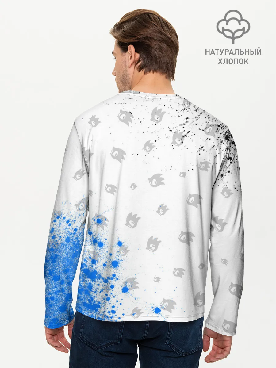 Мужской лонгслив базовый / СОНИК / SONIC