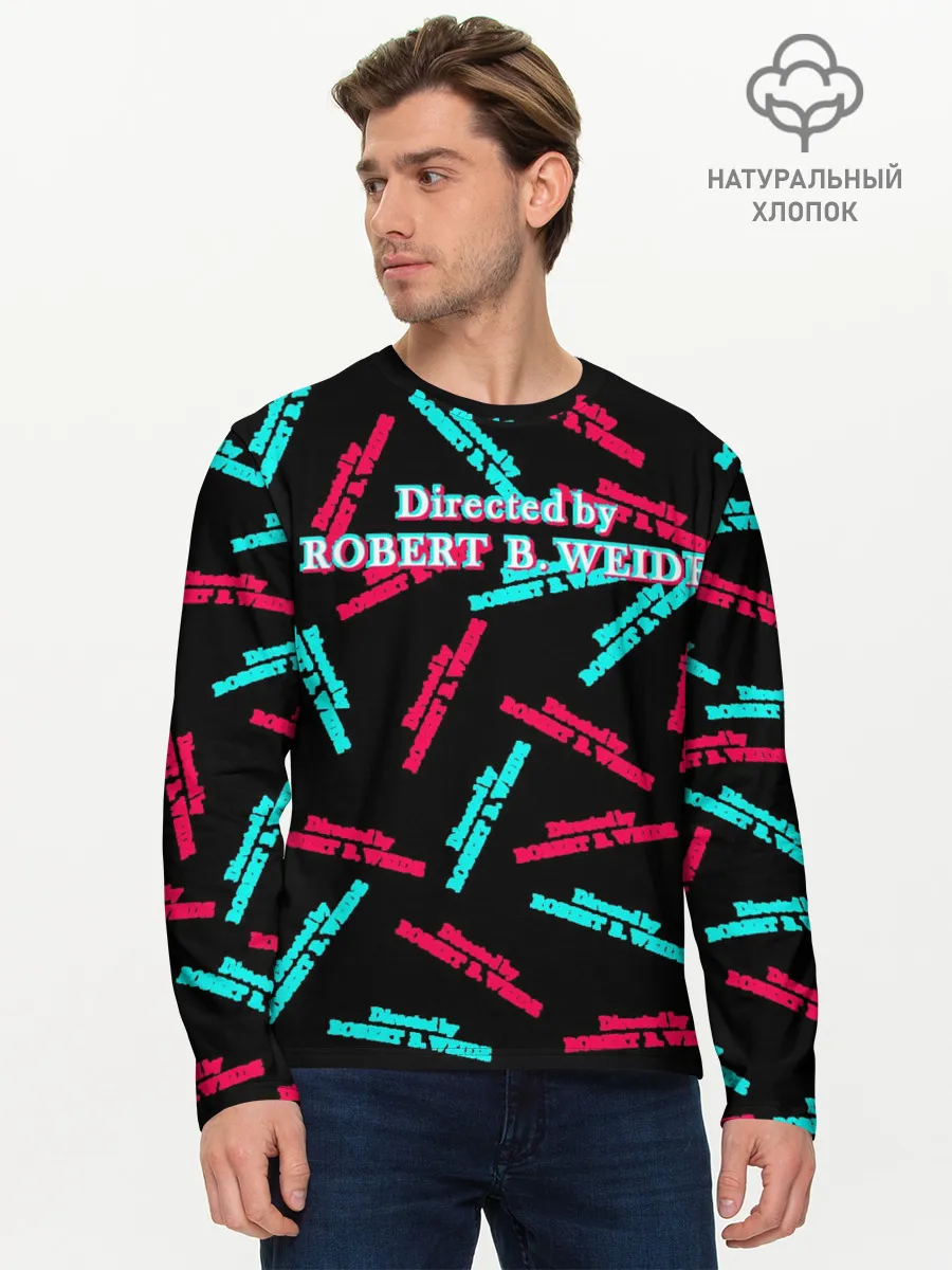 Мужской лонгслив базовый / Directed by R. B. Weide Glitch