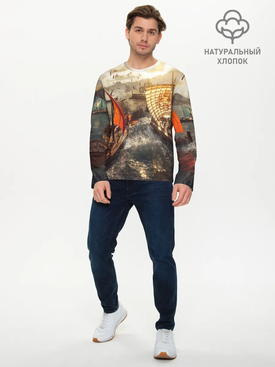 Мужской лонгслив базовый / ASSASSINS CREED