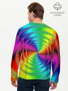 Мужской лонгслив базовый / Цветной гипноз