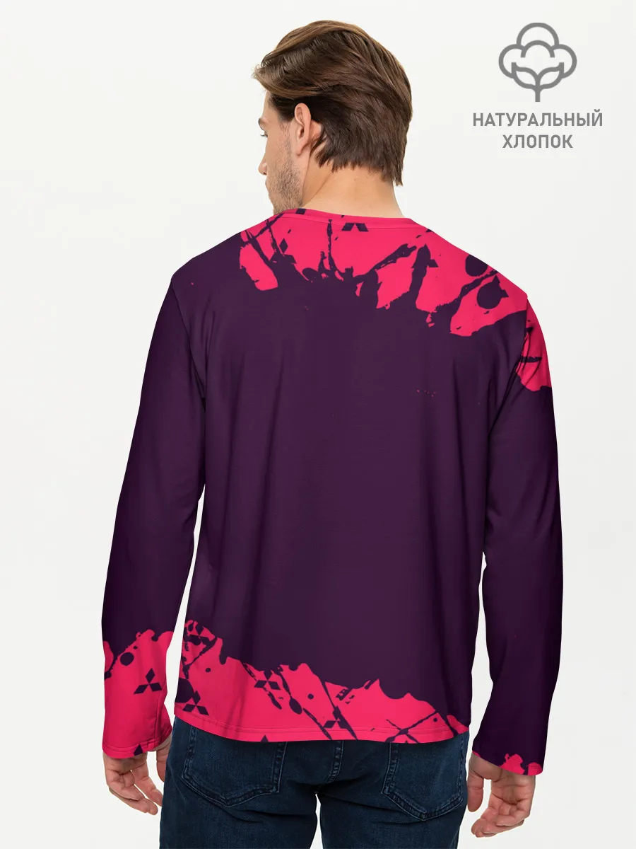 Мужской лонгслив базовый / MITSUBISHI / МИТСУБИСИ