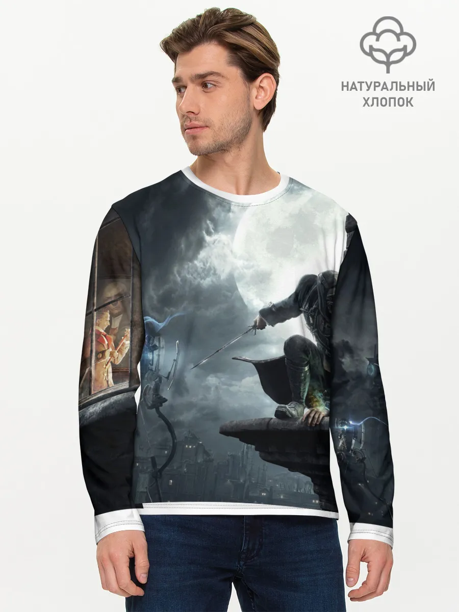 Мужской лонгслив базовый / Dishonored