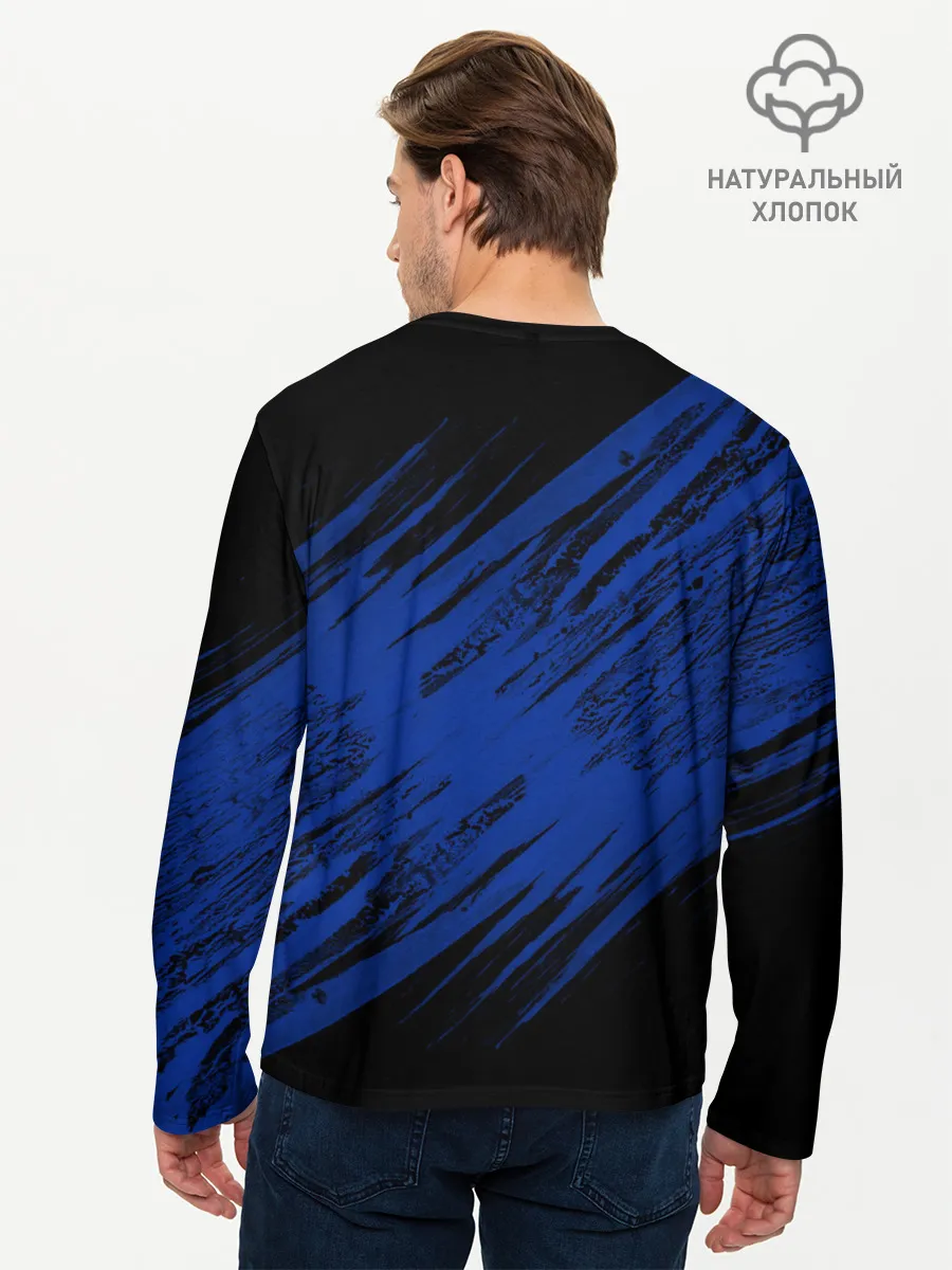 Мужской лонгслив базовый / ПСЖ