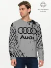 Мужской лонгслив базовый / AUDI / АУДИ