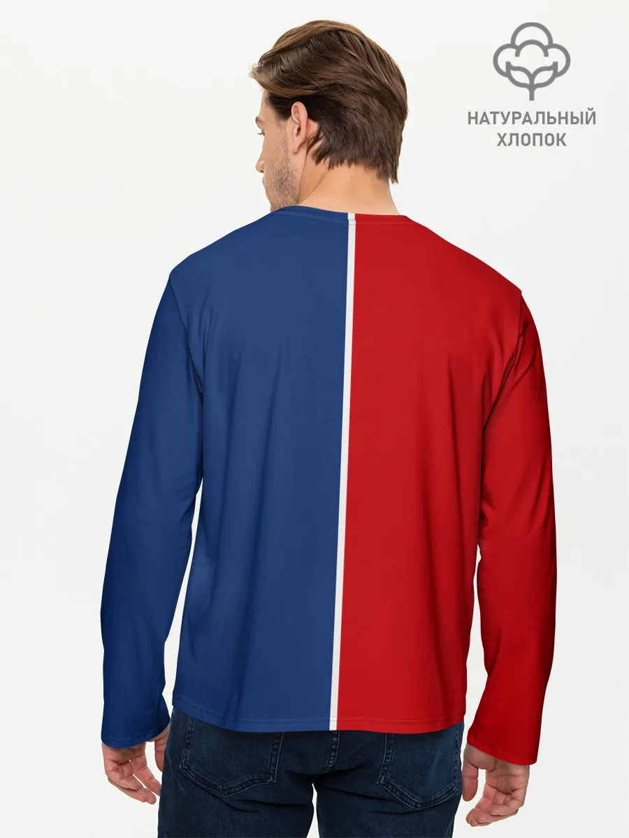 Мужской лонгслив базовый / ФК ПСЖ