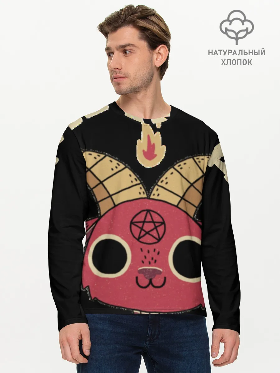 Мужской лонгслив базовый / Чертовски мило