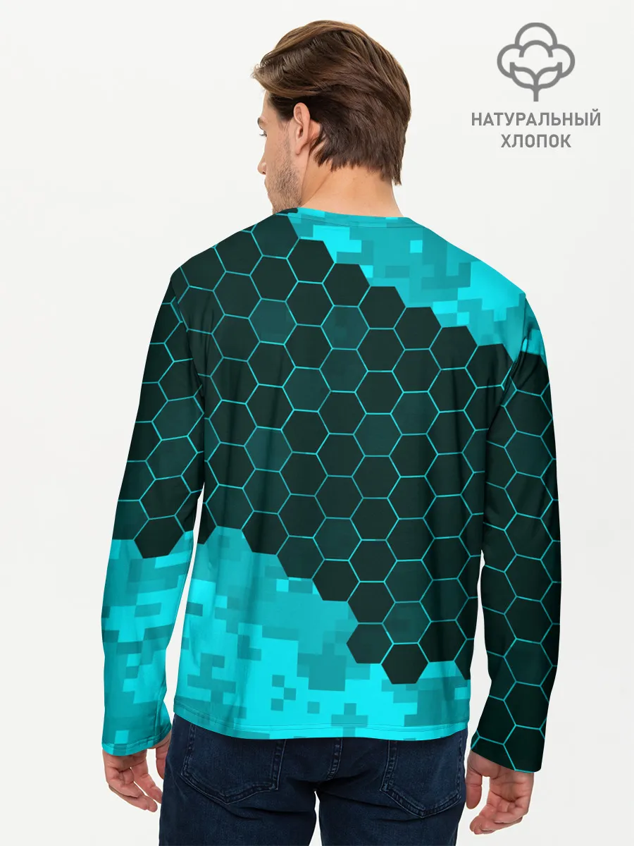 Мужской лонгслив базовый / MINECRAFT / МАЙНКРАФТ