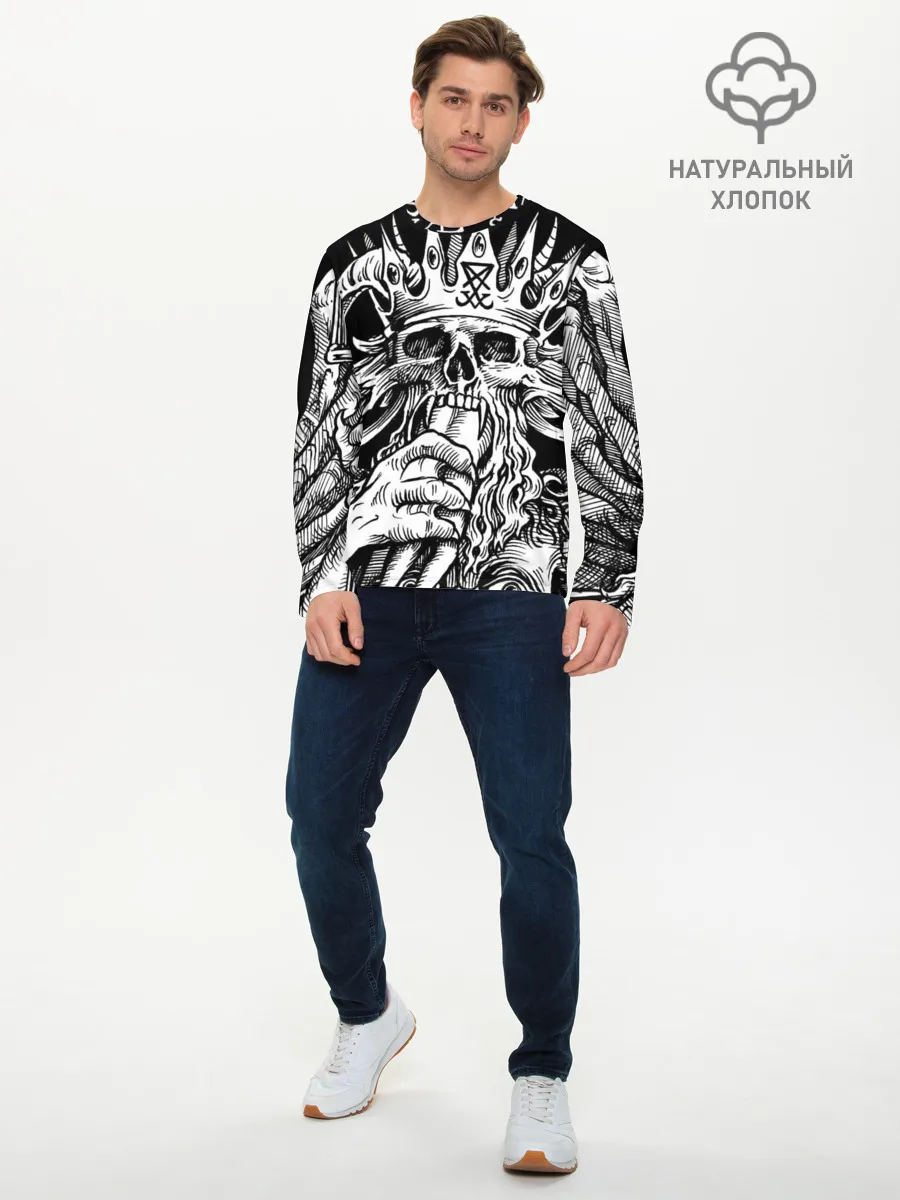 Мужской лонгслив базовый / Монстр