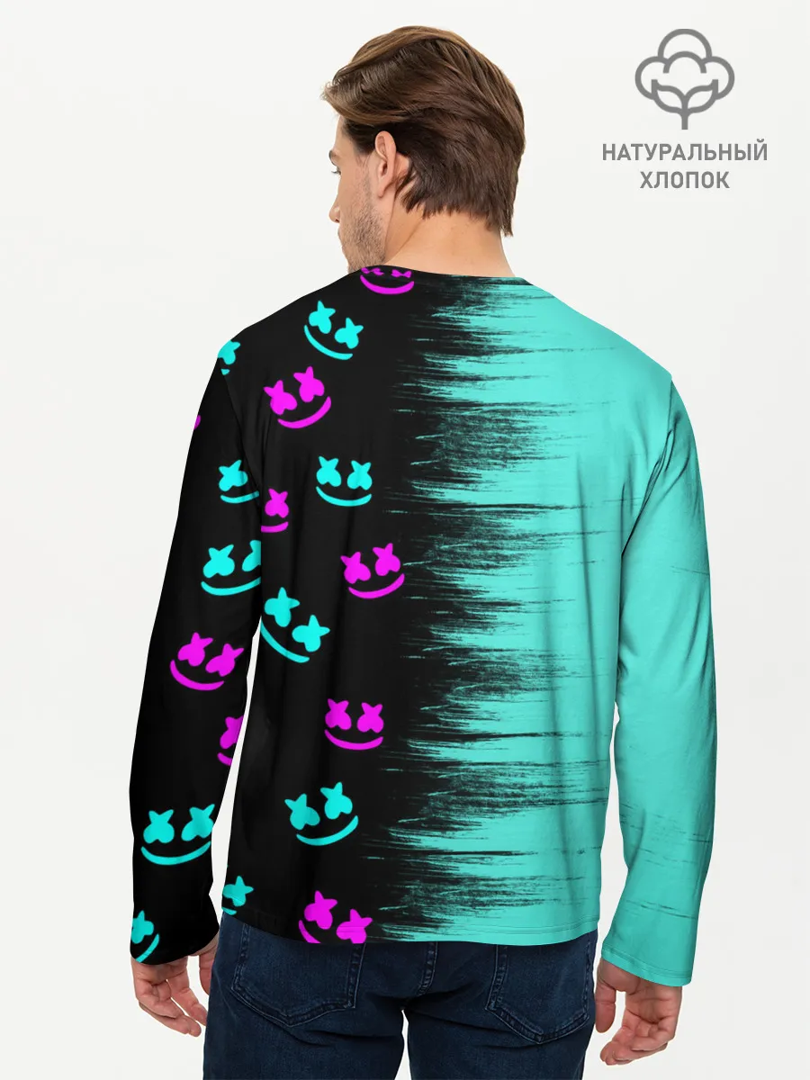 Мужской лонгслив базовый / Marshmello