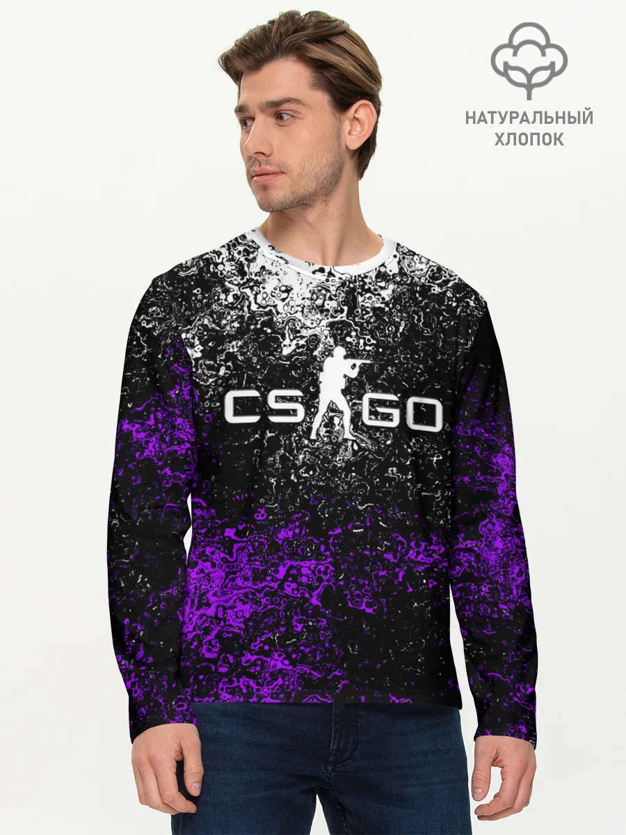 Мужской лонгслив базовый / CS GO