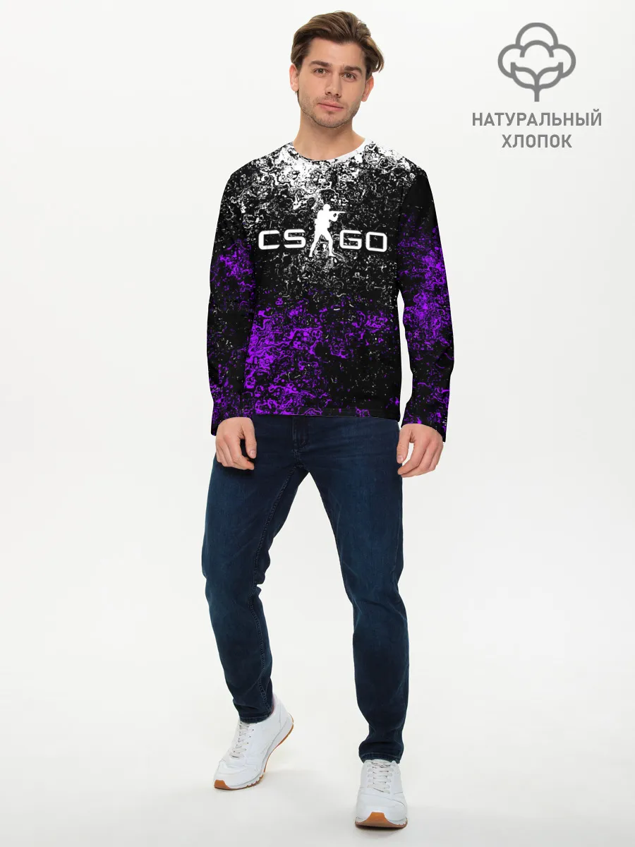 Мужской лонгслив базовый / CS GO